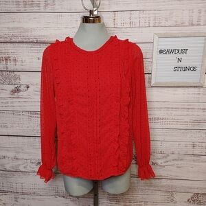 TOMMY Hilfiger ruffle blouse size S